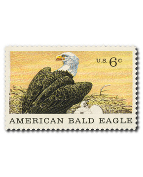 1387 - 1970 6c Natural History: American Bald Eagle