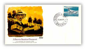 113654B - 1980 Pioneer of Flight - Santos-Dumont Commemorative Cover