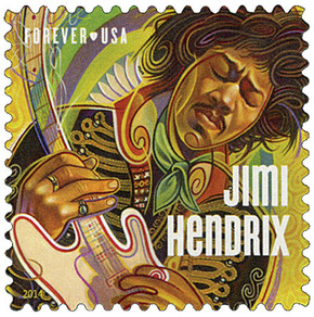 4880 - 2014 First-Class Forever Stamp - Music Icons: Jimi Hendrix