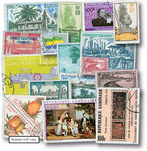 M3295 - Gabon, 25 Different Stamps