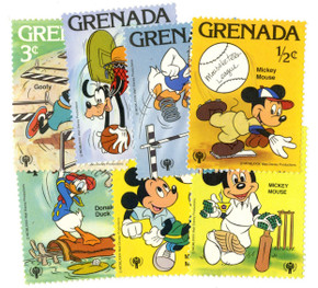 MDS120 - 1979 Disney's Internation Year of the Child - Sports Scenes, Mint, Set of 6 Stamps, Grenada