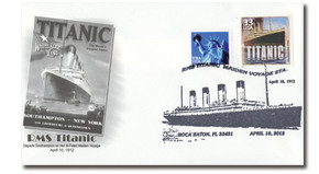 AC502 - Special Event Cover, 100th Anniversary RMS Titanic Maiden Voyage, with #3191l