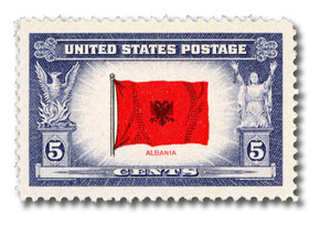 911 - 1943 5c Overrun Countries: Flag of Norway - Mystic Stamp Company