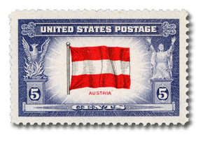 921 - 1944 5c Overrun Countries: Flag of Korea - Mystic