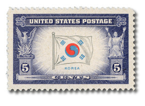 910 - 1943 5c Overrun Countries: Flag of Czechoslovakia - Mystic