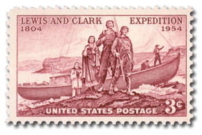 1063 - 1954 3c Lewis and Clark Expedition