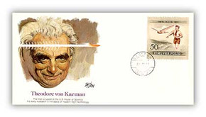 113611B - 1980 Pioneer of Flight - Theodore VonKarman Commemorative Cover