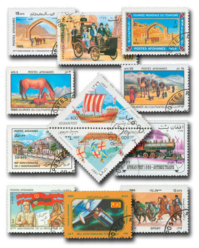 M7843 - Afghanistan, 95 different stamps