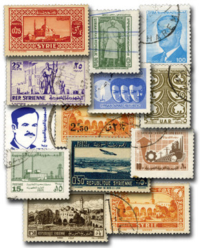 M3676 - 100 Syria, 100 Different Stamps