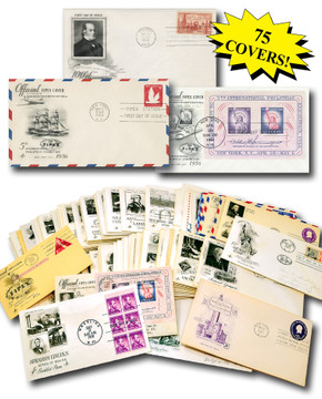 MCV016A - 1950s First Day Covers, Collection of 75