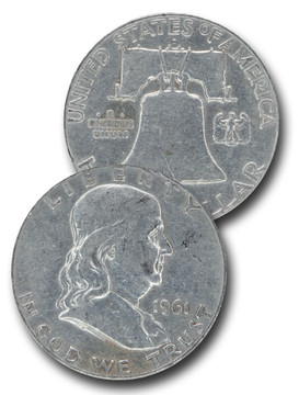 CH-961D - 1961-D Benjamin Franklin Half Dollar