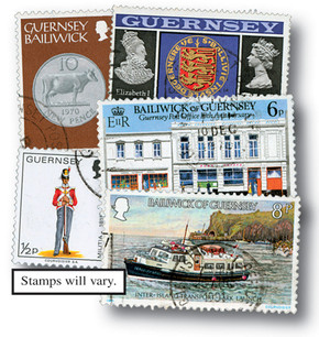 M3340 - Guernsey, 25 Different Stamps