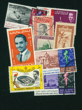 M3426 - Jordan, 25 Different Stamps