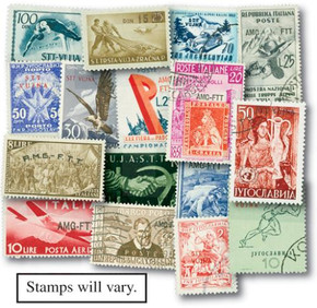 MP1946 - Trieste, 250 Different Stamps