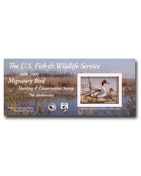 RW75A - 2008 $15.00 Federal Duck Stamp - Northern Pintail Duck