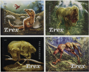 5410-13 - 2019 First-Class Forever Stamps - Tyrannosaurus Rex