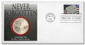 59881A - 1995 POW/MIA Coin First Day Cover 59881A - 1995 POW/MIA Coin First Day Cover