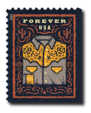 5618 - 2021 First-Class Forever Stamps - Western Wear: Western Shirt