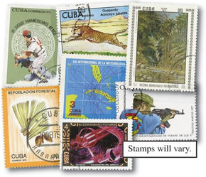 Cuba - 1,000 Different Stamps Collection