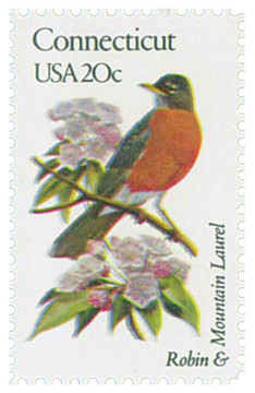 1953-2002 - 1982 20c State Birds & Flowers - Mystic Stamp