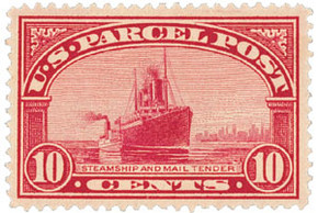 Q1 - 1913 1c Parcel Post, Post Office Clerk - Mystic Stamp Company