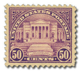 570 - 1922 50c Arlington Amphitheater, Lilac, Perf. 11
