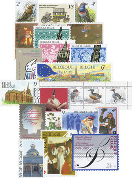 M11842 - 1989 Belgium Year Set, Mint, Set of 37 Stamps