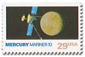 2571 - 1991 29c Space Exploration: Moon - Mystic Stamp Company
