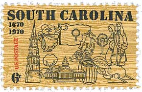 1970 6c South Carolina Tercentenary