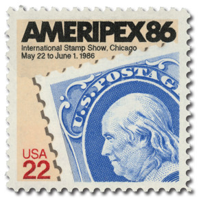 2145 - 1985 22c Ameripex '86