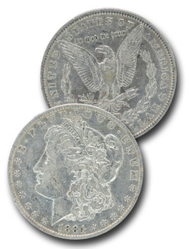 CW-884O - 1884-O Morgan Silver Dollar CW-884O - 1884-O Morgan Silver Dollar