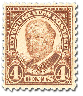 685 - 1930 4c William H. Taft, Brown, Perf. 11x10.5