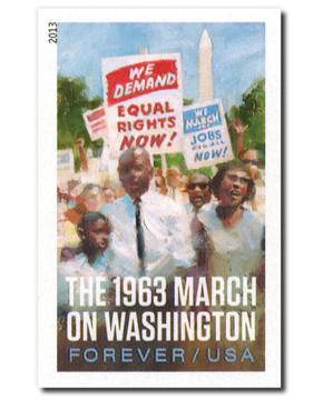 4804a - 2013 First-Class Forever Stamp - Imperforate The 1963 March on Washington