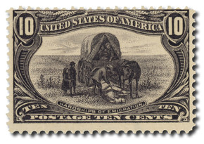290 - 1898 10c Hardships of Emigration, Gray Violet