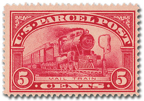 Q9 - 1913 25c Parcel Post, Manufacturing - Mystic Stamp Company
