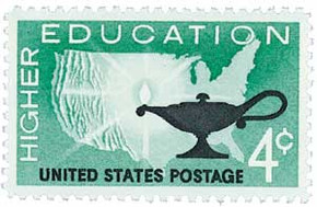 1206 - 1962 4c Higher Education