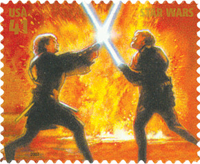 4143d - 2007 41c Star Wars: Obi-Wan Kenobi & Luke Skywalker