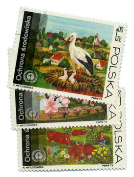 Poland Environmental Protection Stamps Set