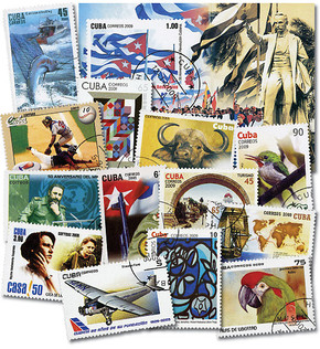 Cuba 800 Different Stamps Collection