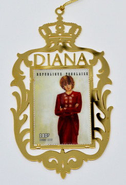 ORPD3 - Princess Diana Ornament - Red Dress