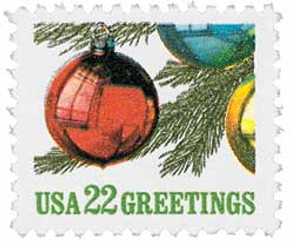 2368 - 1987 22c Ornaments on Tree
