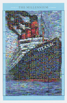 M6346 - 2000 Guinea Titanic Photomosaic Sheet