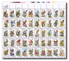 1953-2002 - 1982 20c State Birds & Flowers