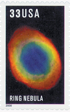 額付き　ランエボマッキネン2000ワールドラリーチャンピオンシップポスター 3384 - 2000 33c Edwin Powell Hubble: Eagle Nebula - Mystic Stamp