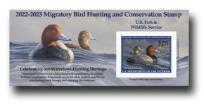 RW89A - 2022 $25.00 Federal Duck Stamp - Redheads