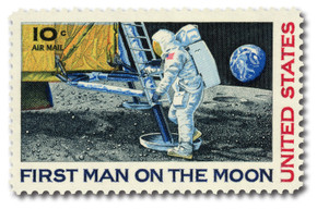 C76 - 1969 10c First Man on the Moon