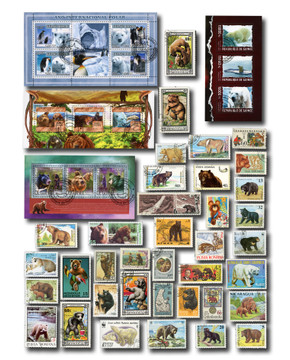 M5090 - Bears 50 Different Stamps