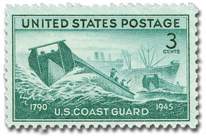 936 - 1945 3c US Armed Forces: Coast Guard