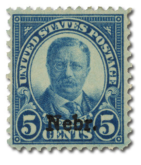 679 - 1929 10c James Monroe, Orange Yellow, Nebraska Overprint