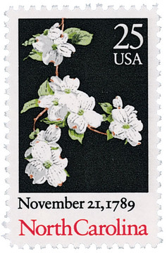 2347 - 1989 25c Bicentenary Statehood: North Carolina